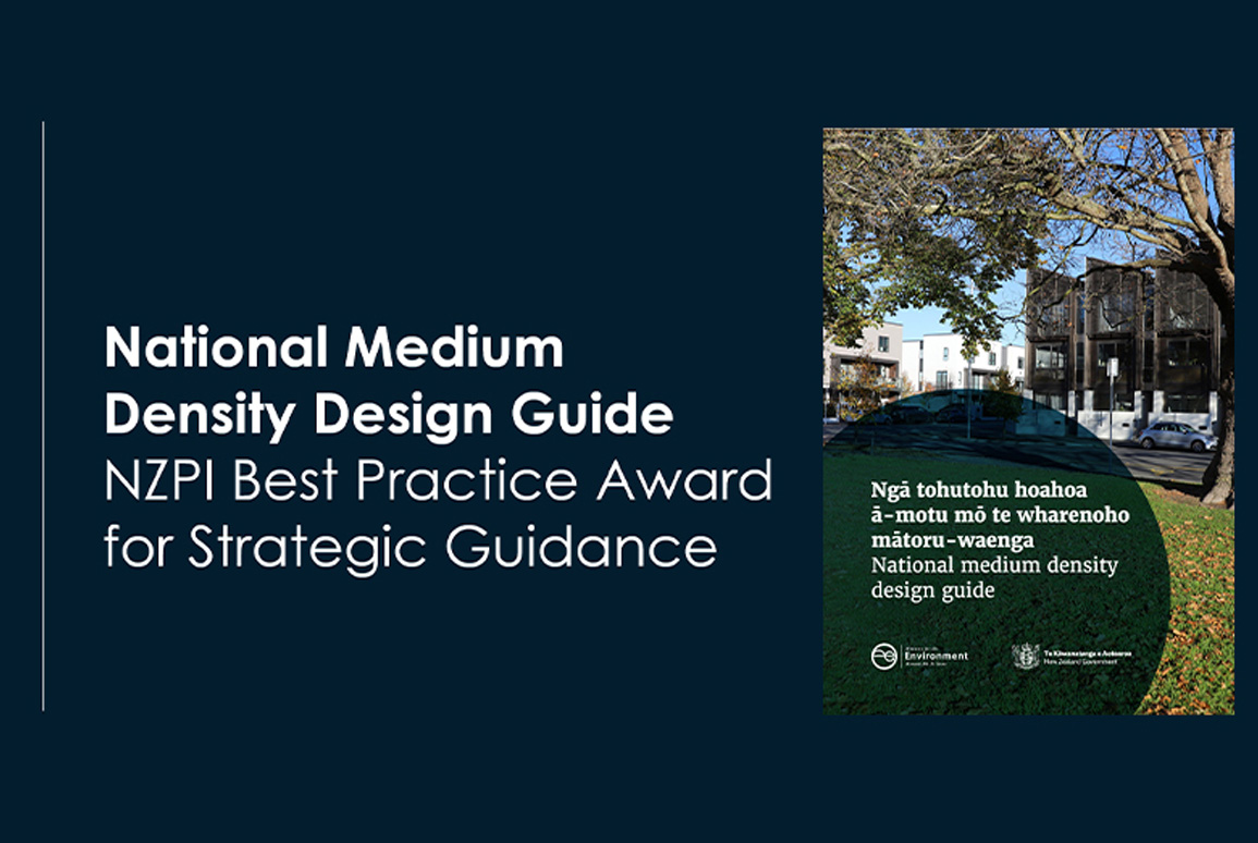 NZPI Success for National Medium Density Design Guide | Boffa Miskell