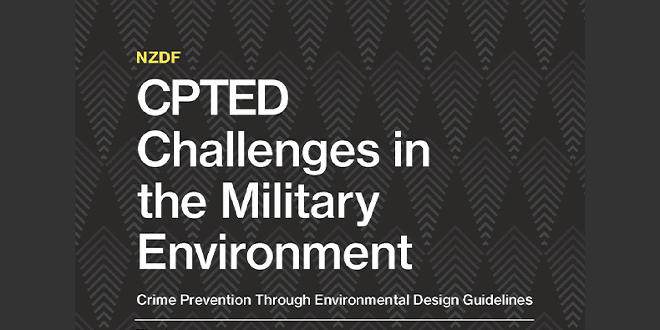 NZDF Landscape and CPTED Guidelines